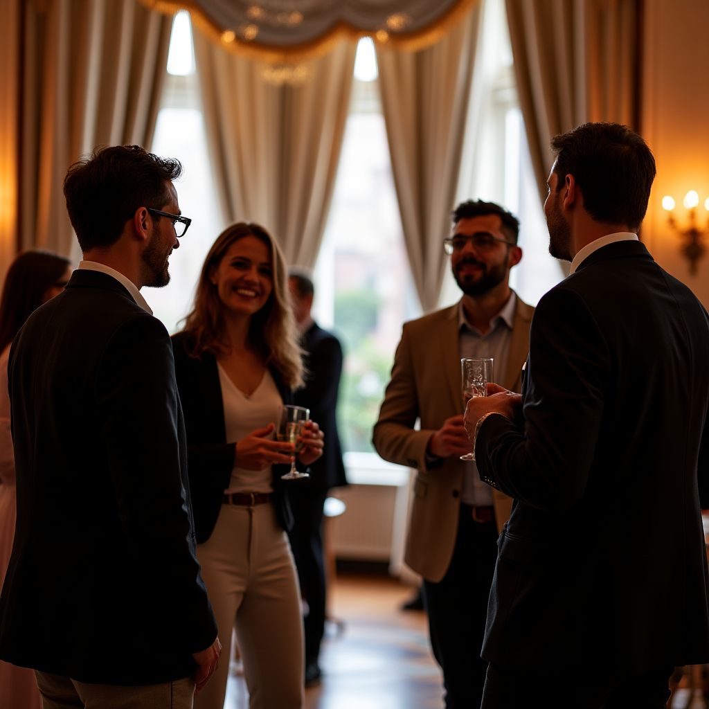 Coaching community networking event