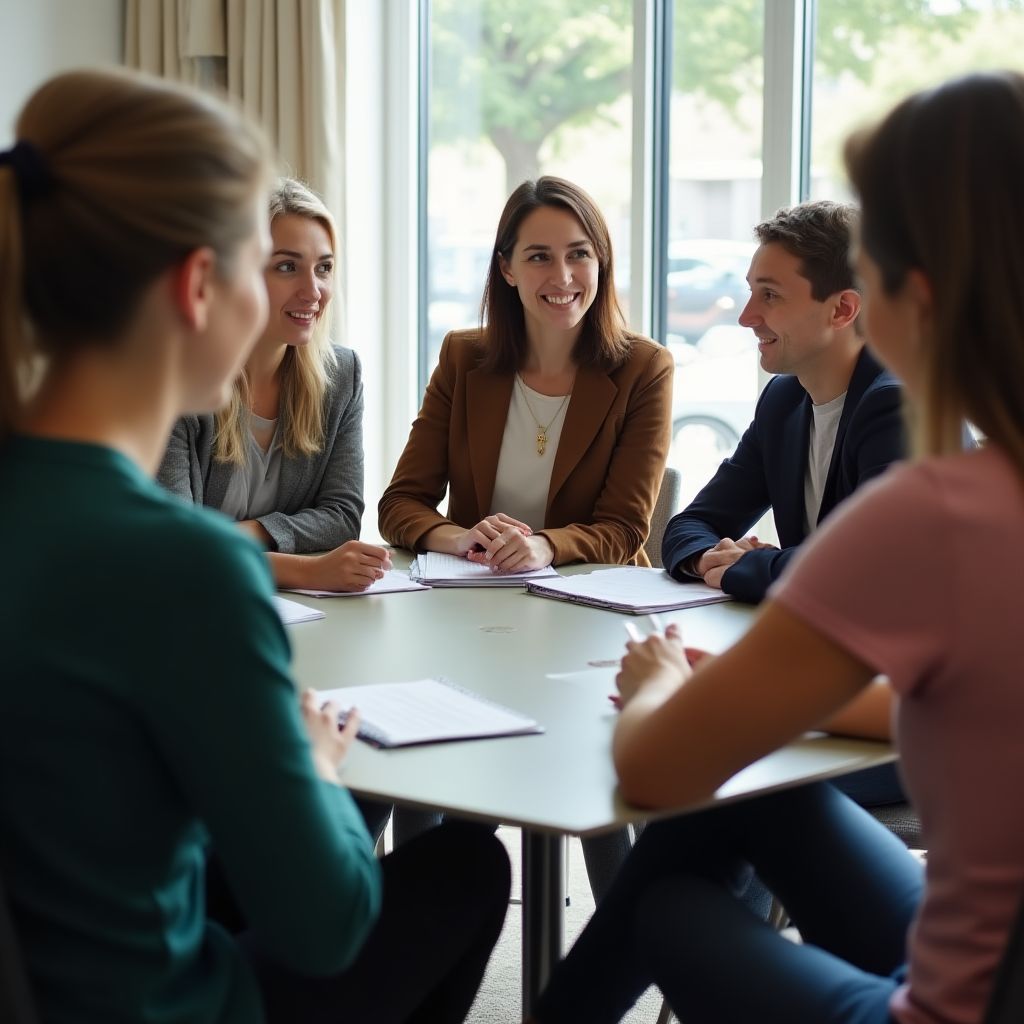 Team coaching session