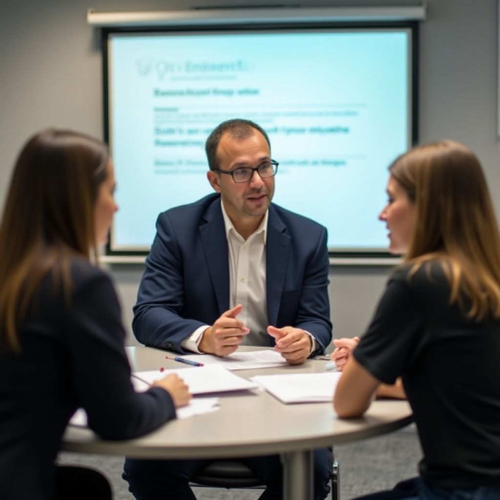 Leadership workshop in action