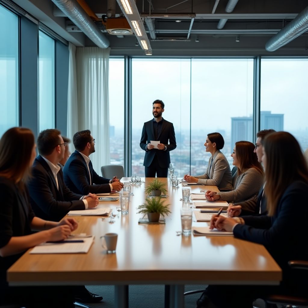 Leadership workshop in progress